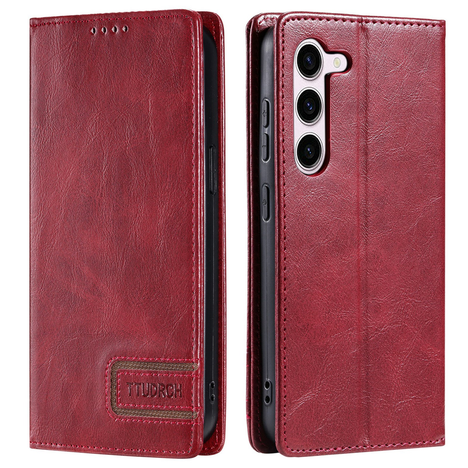 TTUDRCH Style 007 For Samsung Galaxy S23 RFID Blocking Phone Cover Stand Wallet Leather Phone Case TTUDRCH Style 007 For Samsung Galaxy S23 RFID Blocking Phone Cover Stand Wallet Leather Phone Case